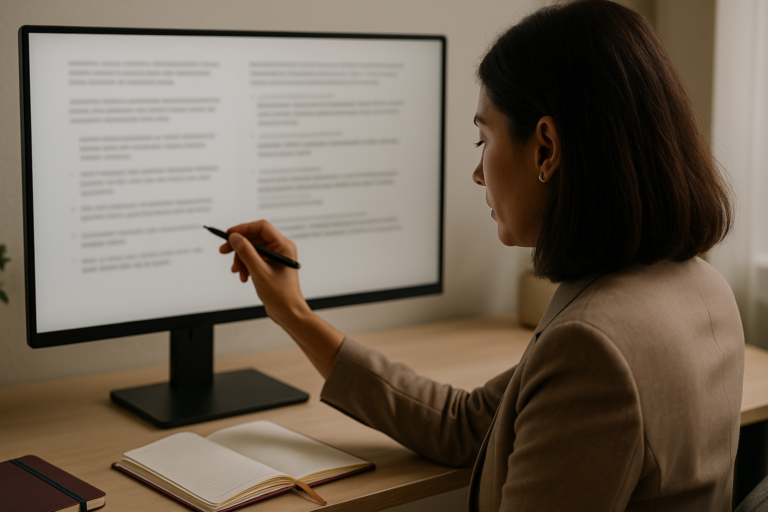 Professional Reviewing AI Work